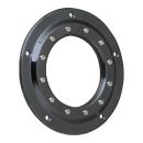 Rick’s Motorcycles – Kupplungsdeckel 'Porthole'. glänzend schwarz – 99-17 Dyna; 99-18 Softail (excl. 2018 FLSB); 99-15 Touring, Trike (excl. 2015 FLHTCUL, FLHTKL) (NU)