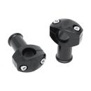 Killer Custom, 3" risers for 1-1/4" bars. Black