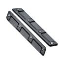 Killer Custom, saddlebag latch inserts. Black