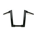Kodlin, 2" Str8Up handlebar tall 38 cm high. Black