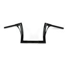 Kodlin Flow-bar super fat Lenker mittelhoch. Schwarz | Passend: Road Glides: 2015–2023 FLTRX; FLTRXS; FLTRXST; FLTRU; 2020–2021 FLTRXSE (außer other CVO). Modelle mit 1.25" Durchmesser risers (NU)