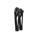 Kodlin universell Fastback Riser 10". Schwarz | Passend: Alle H-D mit 1"handlebar clamp area und 3.5" riser mount spacing