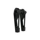 Kodlin universell Fastback Riser 8". Schwarz | Passend: Alle H-D mit 1"handlebar clamp area und 3.5" riser mount spacing