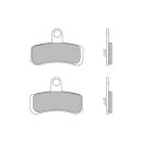 Brembo Sintermetall-Bremsbeläge vorne – vorne: 08-14 Softail (außer Springers); 08-17 Dyna – OE 44082-08