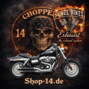 PENZL AUSPUFFANLAGE FÜR - Harley-Davidson - Dyna Street Bob (FXDB) - Motor TC88/TC96/TC103 - Baujahr 2006 bis 2017 - mit manuelle oder elektronische Steuerung