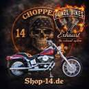 PENZL AUSPUFFANLAGE FÜR - Harley-Davidson - Softail Heritage Classic (FLSTC) - Motor Evolution/TC88/TC96/TC103 - Baujahr 1984 bis 2017