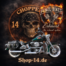 PENZL AUSPUFFANLAGE FÜR - Harley-Davidson - Softail Custom (FXSTC)  - Motor Evolution/TC96 - Baujahr 1984 bis 2011