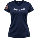 CnP Choppers n Partys - Yellow Group  (Damen) T-Shirt Schwarz Totenkopf Biker Motorrad