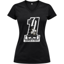 CnP Choppers n Partys - Black for 1 (Damen) T-Shirt Schwarz Totenkopf Motorrad