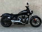 MCJ - 2 in 2 Endtöpfe 90 Durchmesser  in Chrom oder Schwarz mit Endkappen wählbar - INDIAN CHIEF FÜR EURO 5