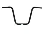 1-1/4" Apehanger 40cm Höhe in Schwarz für Harley-Davidson® 08–24  E-Gas mit Risern für 1,25"-Lenker (außer 15–24 FLTR) (NU)