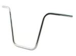 1" Apehanger 46cm Höhe in Chrom für Harley-Davidson® Modelle vor 1981 mit Risern mit 1 Zoll Innendurchmesser