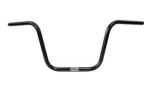 1" Apehanger 3-Loch-Ausführung 31cm Höhe in Schwarz für Harley-Davidson® 08–24 E-Gas mit Risern mit 1 Zoll Innendurchmesser