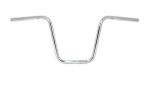 1" Apehanger 3-Loch-Ausführung 30cm Höhe in Chrom Narrow-Style für Harley-Davidson® 82-22 H-D (außer 08-22 mit E-Gas und 88-11 Springer-Modelle) mit Risern für 1" Lenker