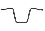 1" Apehanger 3-Loch-Ausführung 25cm Höhe in Schwarz Narrow-Style für Harley-Davidson® 82-24 H-D mit mechanischem Gaszug & E-Gas (außer 88-11 Springer-Modelle) mit Risern für 1" Lenker
