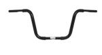 1 1/4 Fat Zoll Apehanger 31cm Höhe,3-Loch-Ausführung in Schwarz für Harley-Davidson® 82-22 (außer 08-22 E-Gas & 88-11 Springer) mit Risern für 1"