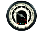 Motogadget -  Motoscope Tiny. Speedster. Black bezel Tachometer Speedometer