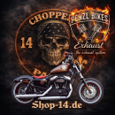 PENZL AUSPUFFANLAGE FÜR - Harley-Davidson - 1200 Custom (XL1200C)   - Motor 1200 - Baujahr 1995 bis 2020 - mit manuelle oder elektronische Steuerung