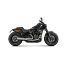 Zard - M8 Softail 2-1 Short Cone exhaust system. Plain - für Harley-Davidson® 21-23 Softail (Excl. FLSB, FLHC, FXFBS, Breakout) Auspuffanlage Auspuff