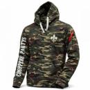 CnP Choppers n Partys Camouflage Kapuzenpullover Biker Motorrad