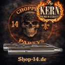 KERN - Verstellbare Auspuffanlage  - HARLEY TOURING - BJ. 2009 BIS 2016 in Poliert - FLHT, FLHTI, FLHT/I, FLHR, FLHRI, FLHRC, FLHRCI, FLTR, FLTRI, FLHTC, FLHTCU, FLHTCI, FLHTC/I, FLHTCUI, FLHR/I, FLHX, FLHX/I, FLTRX, FLTRU, FLHTK, FLHTCUL, FLHTKL, FLHXS