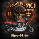 MCJ - XR 1200 (Nur fester Sound) mit Carbon  mit Titanschutz und Carbon  mit Titanschutz in Schwarz - XR 1200 ( ONLY FIX SOUND )