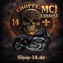 Hitzeschutz Cover Schwarz oder Chrom für Racing Schalldämpfer - SPORTSTER 883-1200 BJ. 2004 BIS 2013