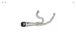 Zard - 2-1 Stainless Steel M8 Touring exhaust system. Raw - für Harley-Davidson® 21-23 FLT/Touring with 107"/114"/117" Auspuffanlage Auspuff